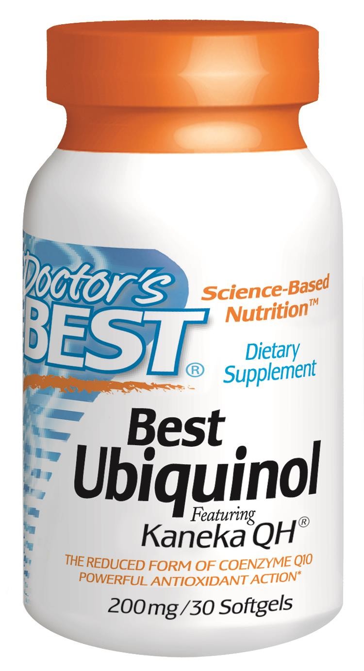 Doctor's Best, Best Ubiquinol, Featuring Kaneka QH, 200 mg, 30 Softgels