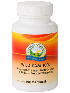Nature's Life, Wild Yam 1000mg 100 Vegetarian Capsules