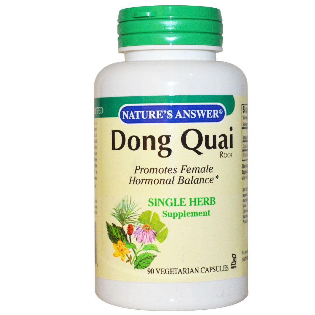 Nature's Answer, Dong Quai, Root, 90 Veggie Capsules