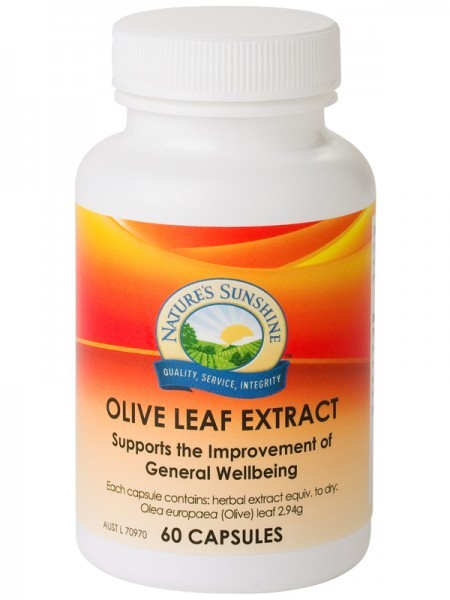 Nature's Sunshine, Olive Leaf Extract, 60 Capsules