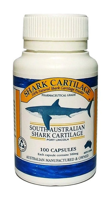 South Australian Shark Cartilage 500 mg 100 Capsules
