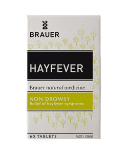 Brauer Natural Medicine, Hayfever Relief, 60 Tablets