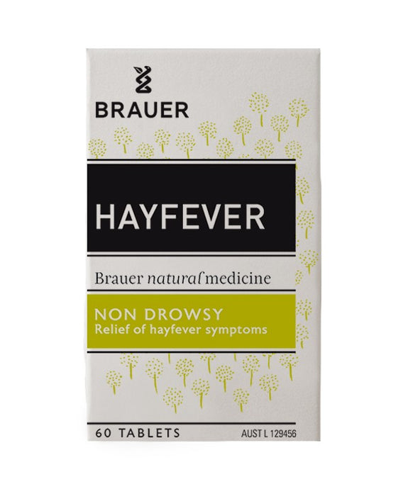 Brauer Natural Medicine, Hayfever Relief, 60 Tablets