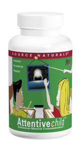 Source Naturals Attentive Child 60 Tablets - Dietary Supplement
