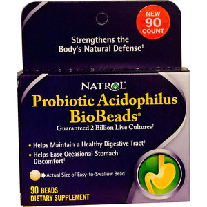 Natrol, Probiotic Acidophilus BioBeads, 90 Beads