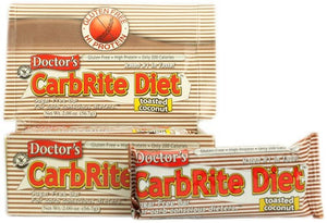 Universal Nutrition, Doctor's CarbRite Diet Bar, Sugar-Free Toasted Coconut, 12 Bars, 56.7 g Each, 2.0 oz