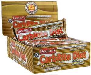 Universal Nutrition, Doctor's CarbRite Diet Bar, Chocolate Peanut Butter, 12 Bars, 56.7 g, 2 oz