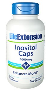 Life Extension Inositol Caps 1000 mg 360 Veggie Capsules