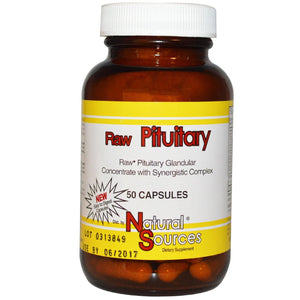 Natural Sources, Raw Pituitary Glandular, 50 Capsules