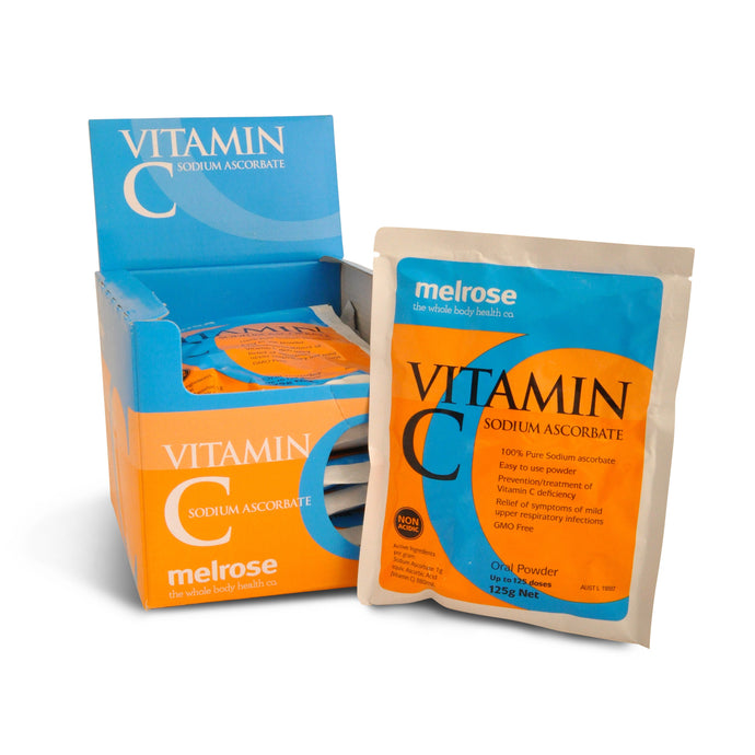 Melrose, Vitamin C, Sodium Ascorbate, Powder, 125 g