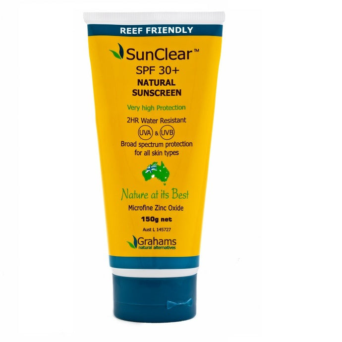 Graham's, Natural Sun-Clear, Sunscreen, SPF 30 +, 150 g