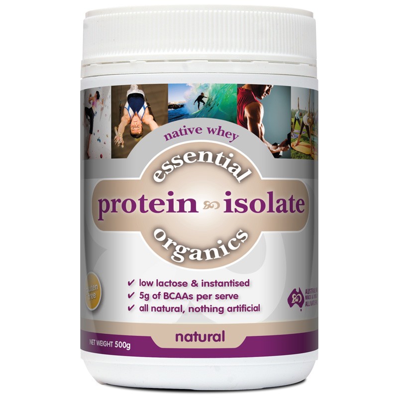 Phyto Therapy Essential Organics Native Whey Protein Isolate Natural 500g