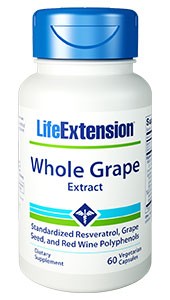 Life Extension, Whole Grape Extract, 60 Veggie Capsules