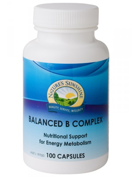 Nature's Sunshine, Balanced B Complex, 100 Capsules