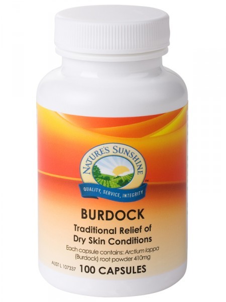 Nature's Sunshine, Burdock, 410 mg, 100 Capsules - Health Supplement