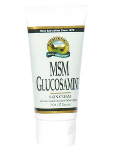 Nature's Sunshine MSM & Glucosamine Cream with Advanced Liosome Delivery 57 g 2.0 oz