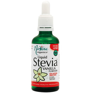 Nirvana Organics, Stevia, Liquid, Vanilla, 50 ml
