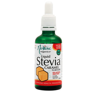 Nirvana Organics, Stevia, Liquid, Caramel, 50 ml