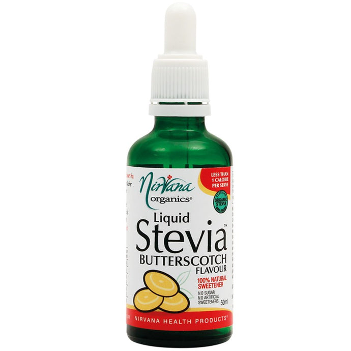 Nirvana Organics, Stevia, Liquid, Butterscotch, 50 ml