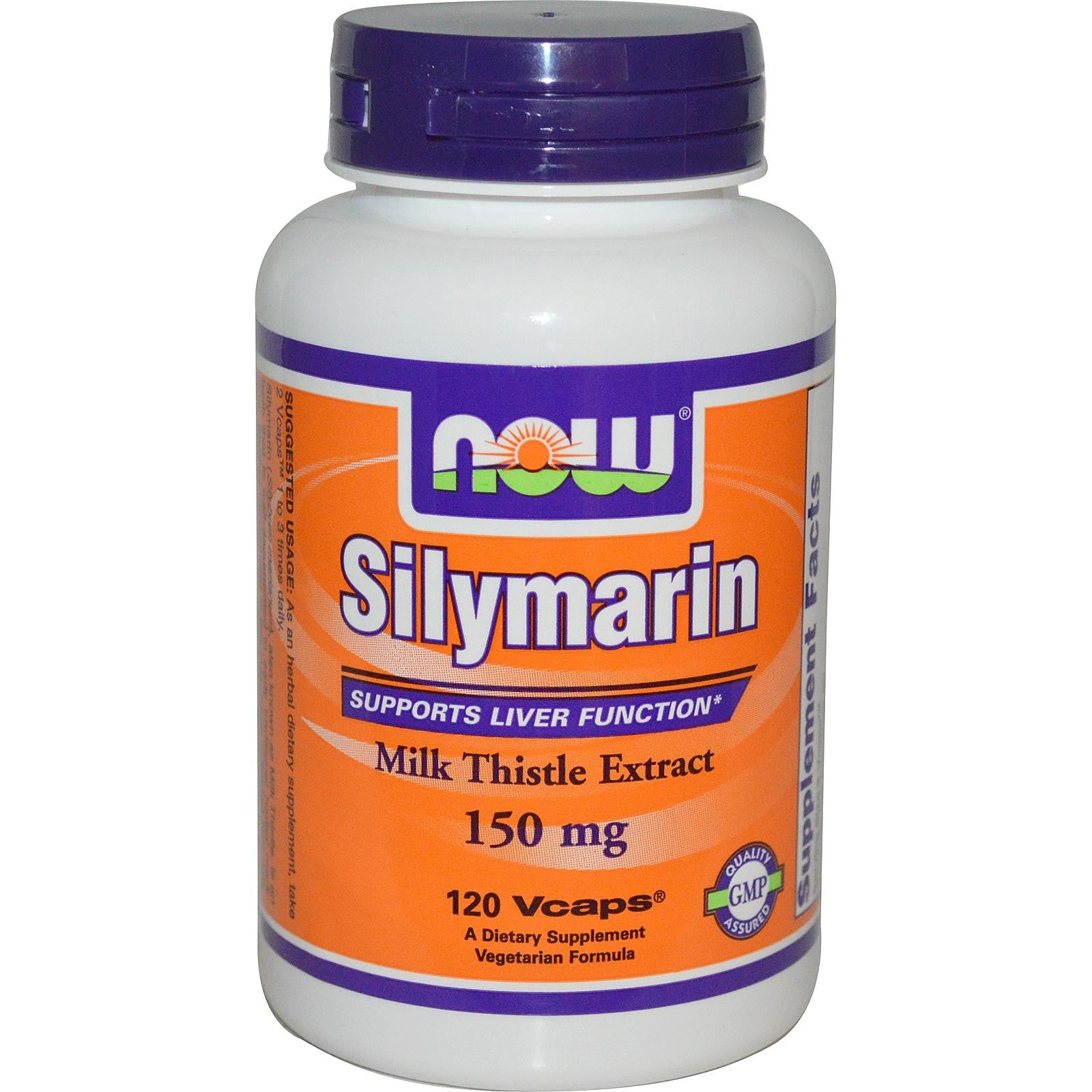 Now Foods, Silymarin, Milk Thistle Extract, 150 mg, 120 Vcaps