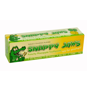 Nature's Goodness, Snappy Jaws Toothpaste, for Kids, Pineapple, 75 g