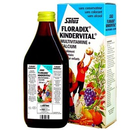 Flora, Salus-Haus, Floradix, Kindervital, Multivitamine + Calcium, 250 ml