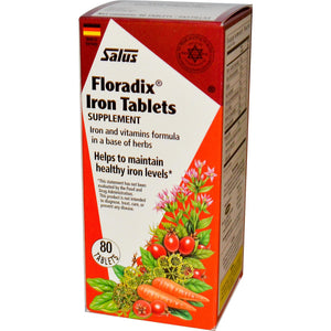 Flora Floradix Iron Tablets Supplement 80 Tablets - Supplement
