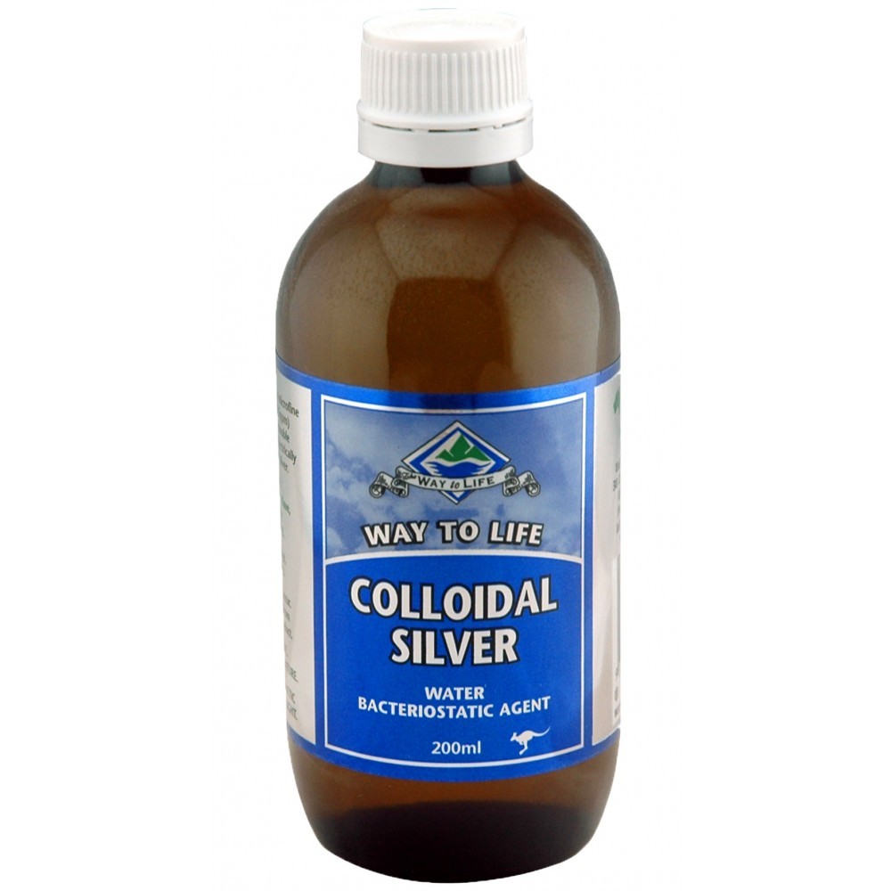 Way To Life, Colloidal Silver, 200 ml ... VOLUME DISCOUNT