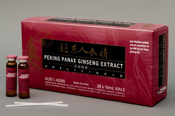 Exportim Peking Panax Ginseng Extract 2000 10 ml x 30 Vials