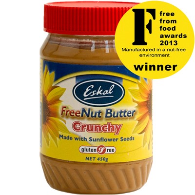 Eskal FreeNut Butter Gluten Free Crunchy 450 g - Superfoods