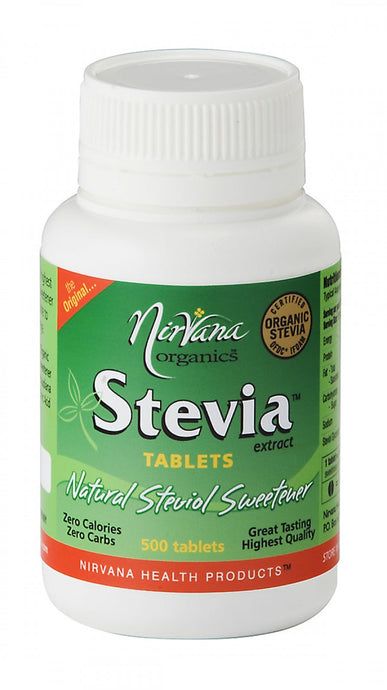 Nirvana Organics, Stevia Extract, 500 Tablets