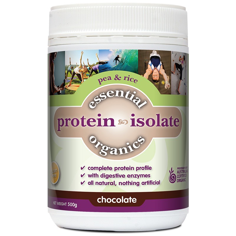 Phyto Therapy Essential Organics Pea & Rice Protein Isolate Chocolate 500g