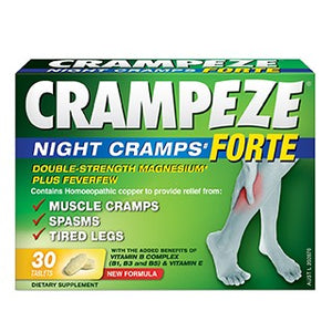 Natralia Health & Wellbeing, Crampeze Forte, Night Cramps, 30 Tablets