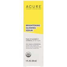 Load image into Gallery viewer, Acure Brilliantly Brightening Glowing Serum 1 fl oz (30ml)