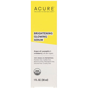 Acure Brilliantly Brightening Glowing Serum 1 fl oz (30ml)