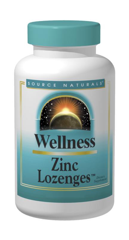 Source Naturals, Wellness, Zinc Lozenges, Peach-Raspberry, 23 mg, 120 Lozenges