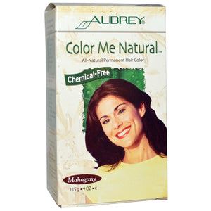 Aubrey Organics, Color Me Natural, 100 % Natural Permanent Hair Colour, Mahogany, 115 g, 4 oz