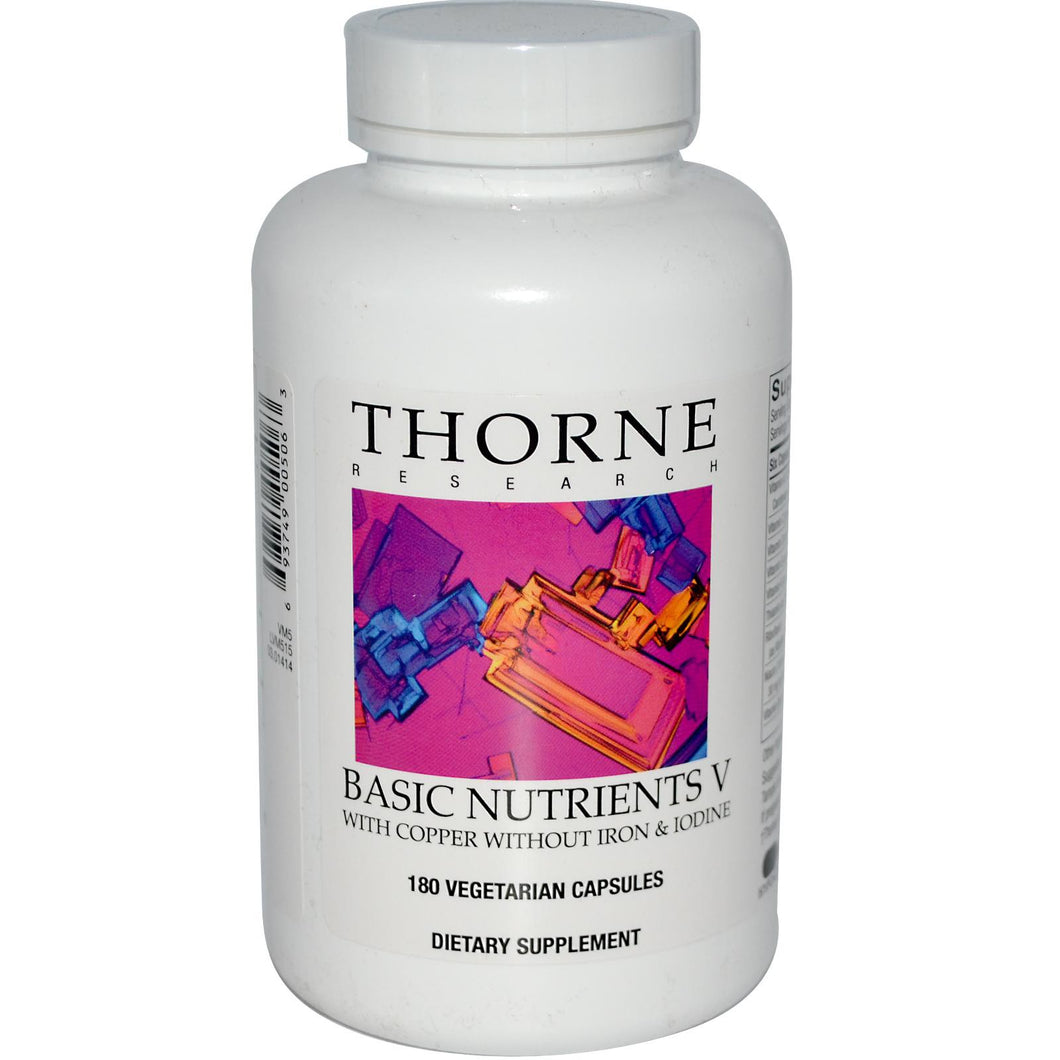 Thorne Research Basic Nutrients V 180 Veggie Capsules