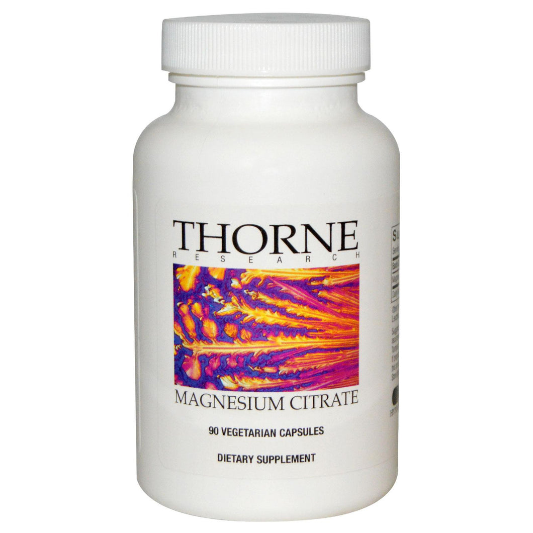 Thorne Research Magnesium Citrate 90 Veggie Capsules