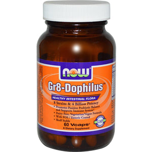 Now Foods Gr8-Dophilus 60 Vcaps - Dietary Supplement