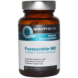 Quality of Life Labs, Fucoxanthin MD, 30 Liquid Veggie Capsules