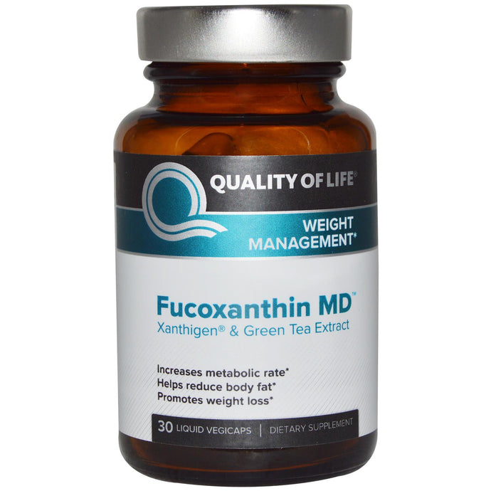 Quality of Life Labs, Fucoxanthin MD, 30 Liquid Veggie Capsules