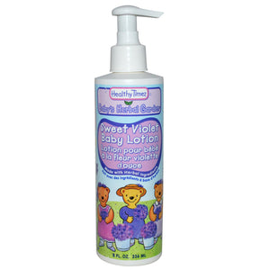 Healthy Times, Baby's Herbal Garden, Baby Lotion, Sweet Lavender, 236 ml, 8 fl oz
