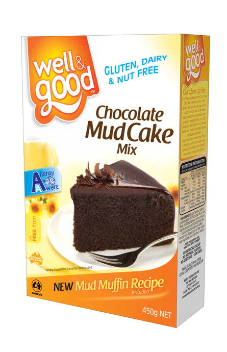 Well & Good, Chocolate Mud Cake Mix, 450 g