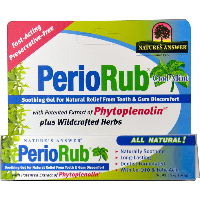 Nature's Answer, PerioRub, For Tooth & Gums, Cool Mint, 14.2 g, 0.5 oz