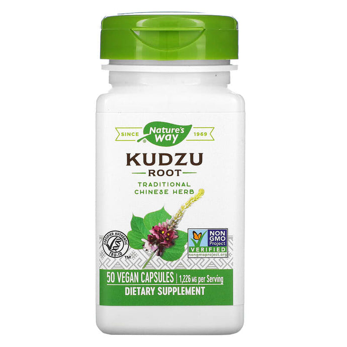 Nature's Way Kudzu Root 50 Capsules - Dietary Supplement