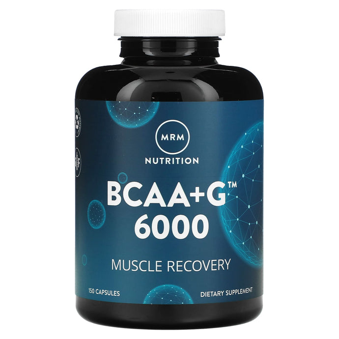 MRM, BCAA, + G 6000, 150 Capsules