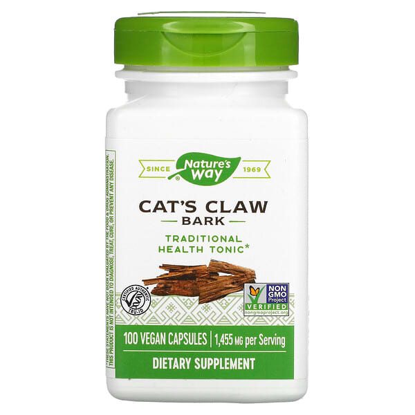 Nature's Way, Cat's Claw Bark, 485 mg, 100 Capsules 70% off