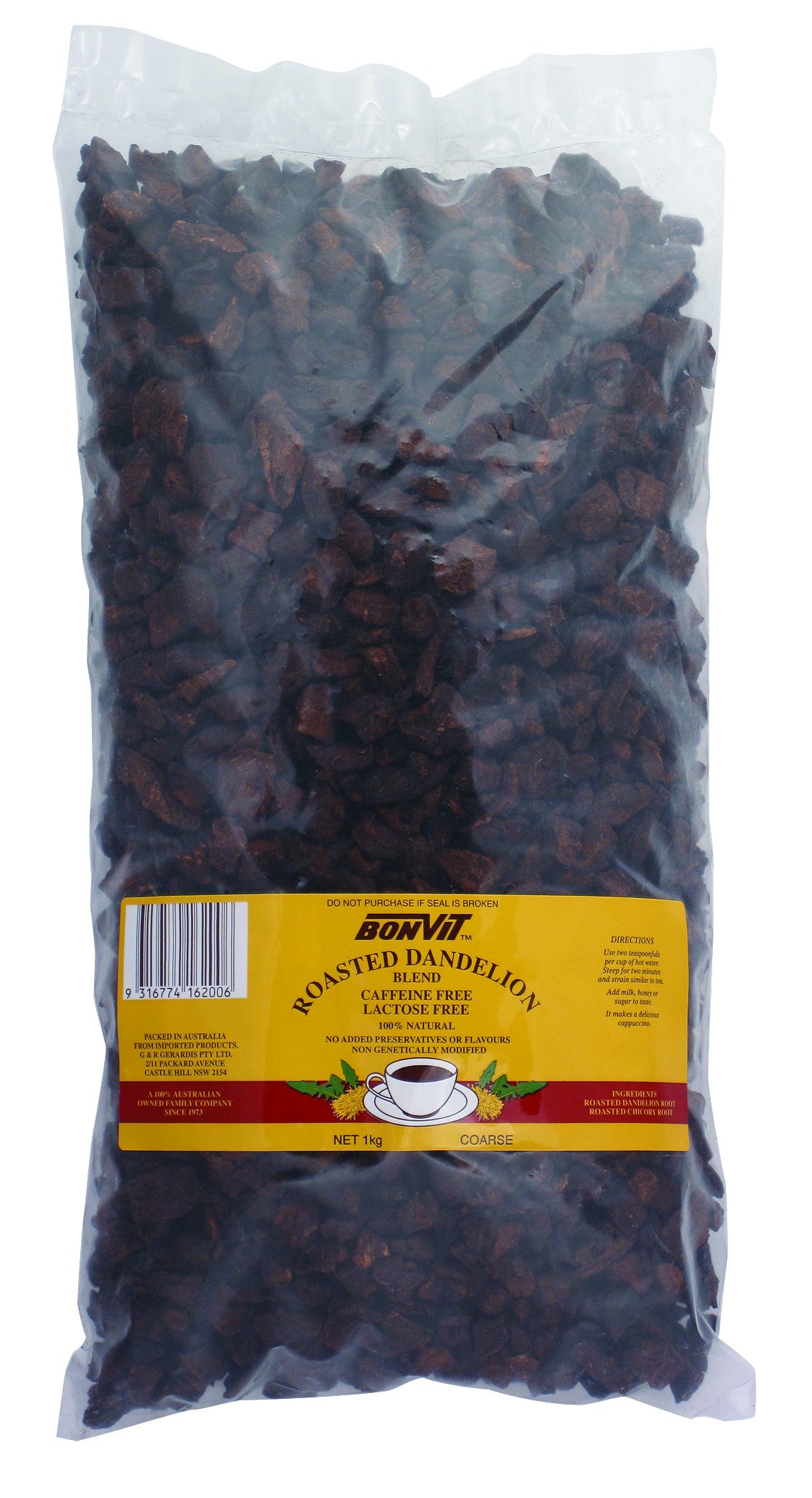 Bonvit, Roast Dandelion & Chicory, Coarse, 1 kg