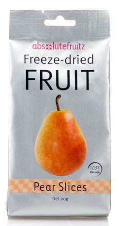 Absolute Fruitz, Freeze-Dried Fruit, Pear Slices, 20 g – Mega Vitamins